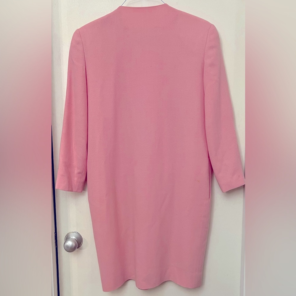 Pink wool dress - Picture 2 of 4